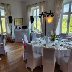 Kleines DJ Setup Schloss Burgbrohl